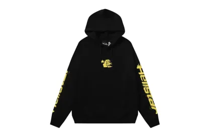 Hellstar Speed Hoodies #2230 Black Yellow 01