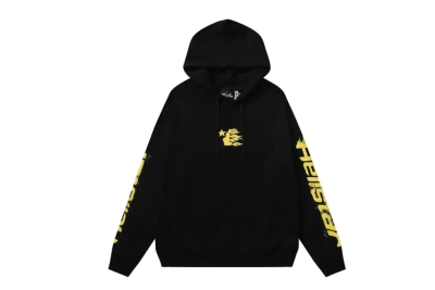 Hellstar Speed Hoodies #2230 Black Yellow 01
