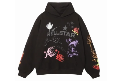 Hellstar Studio Summer Love Hoodie #3100 Black 01