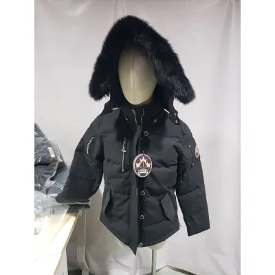 Moose Knuckles Classic Chest Zipper Down Jacket 05Black/05White/ 05Dark Blue 02