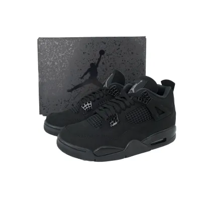 PKGoden Air Jordan 4 Black Cat 2025,FV5029-010 02