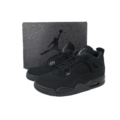 PKGoden Air Jordan 4 Black Cat 2025,FV5029-010 02
