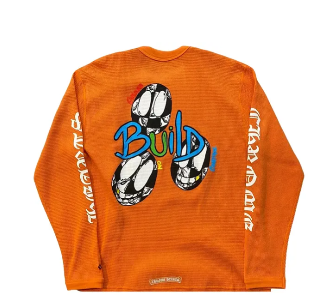 Chrome Hearts x Matty Boy Long-Sleeve Thermal Orange