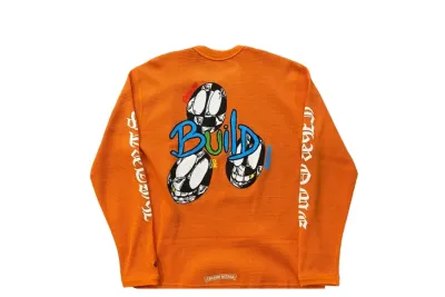 Chrome Hearts x Matty Boy Long-Sleeve Thermal Orange 02