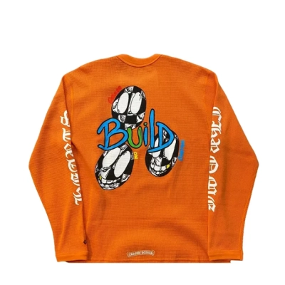 Chrome Hearts x Matty Boy Long-Sleeve Thermal Orange 02