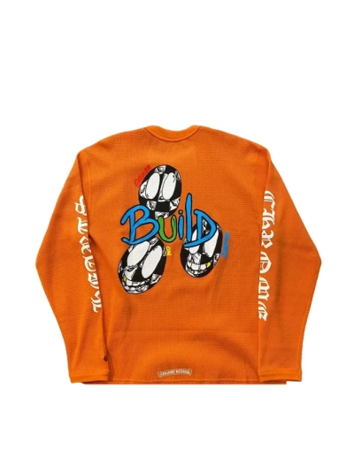 Chrome Hearts x Matty Boy Long-Sleeve Thermal Orange 02