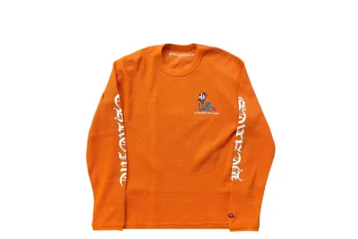 Chrome Hearts x Matty Boy Long-Sleeve Thermal Orange 01