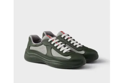 PKGoden Prada America's Cup Soft rubber and bike fabric sneakers 02