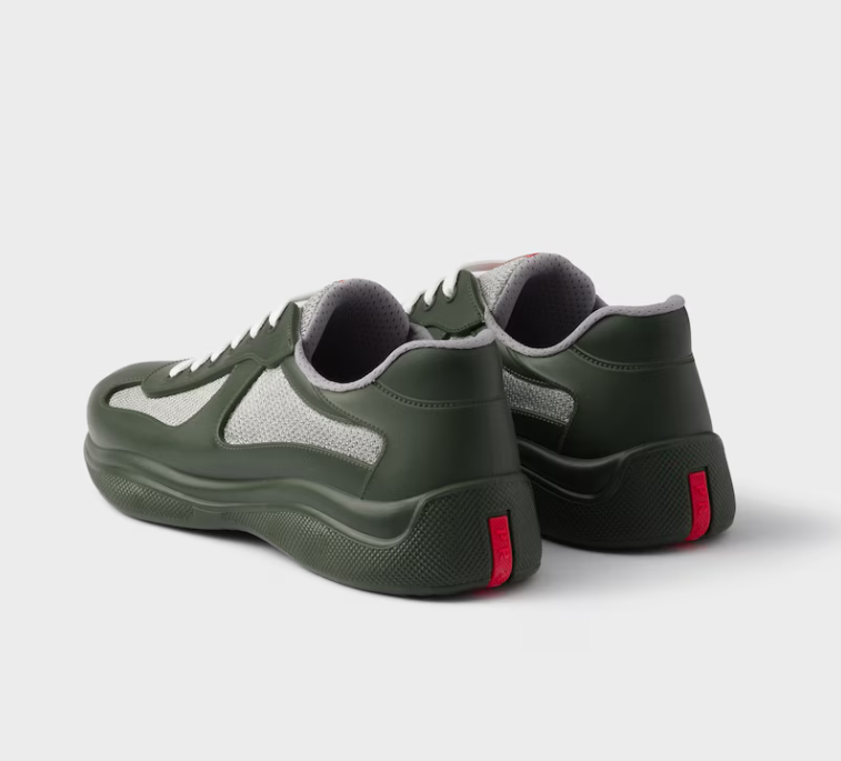 PKGoden Prada America's Cup Soft rubber and bike fabric sneakers