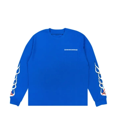 Chrome Hearts x Matty Boy Space Long-Sleeve T-Shirt Blue 01