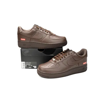 GET  Supreme x Nike Air Force 1 Low Baroque Brown CU9225-200 02