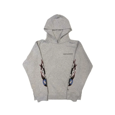 Chrome Hearts Matty Boy Brain Hoodie Heather Grey 01