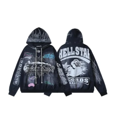 Hellstar Path to Paradise Hoodie Black 01