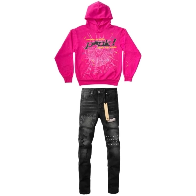 Sp5der  Hoodie +  Ksubi Jeans #3015 01