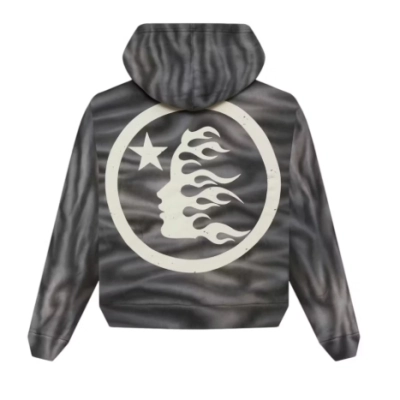 Hellstar Classic Logo Airbrush Zip-Up White 02