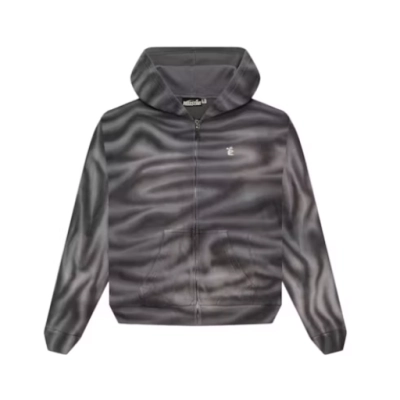 Hellstar Classic Logo Airbrush Zip-Up White 01