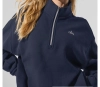 Alo Yoga Accolade 1/4 Zip Pullover hoodie Blue