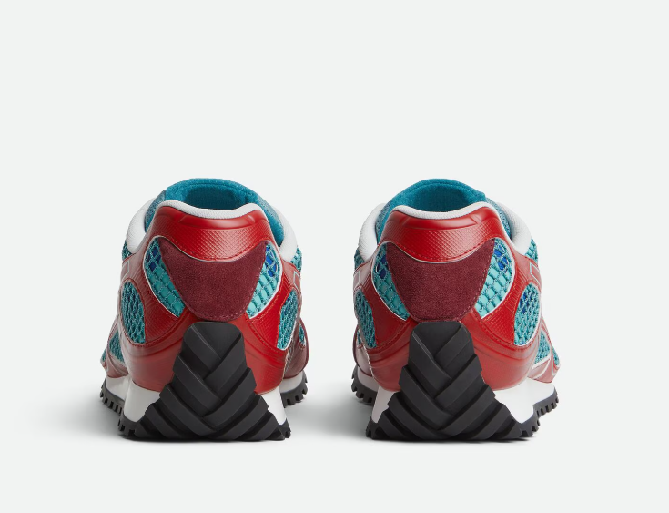 PKGoden Bottega Veneta Orbit Technical Fishnet Low-Top Sneakers