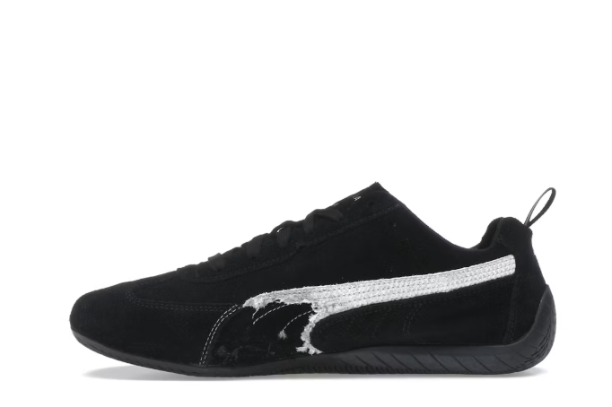PKGoden Balenciaga x Puma Speedcat Suede Distressed Black White