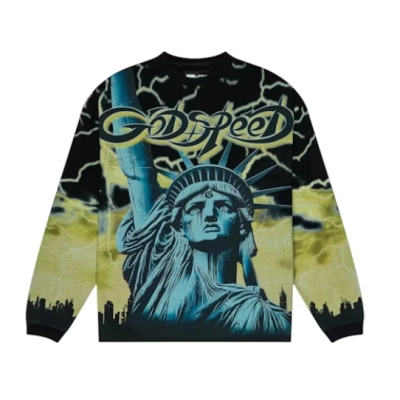 Godspeed Voltage LS T-shirt Yellow 01