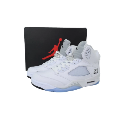 PKGoden  Air Jordan 5 Retro White Metallic 2026 HQ7978-103 02