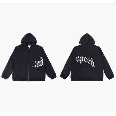 Godspeed OG Logo Sweatshirt Hoodie Black White 01