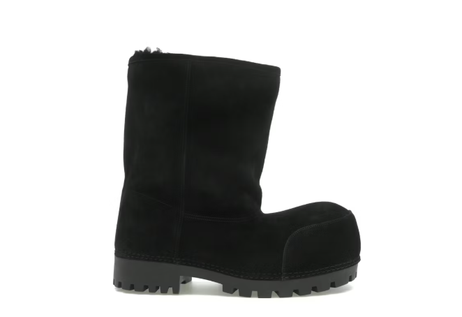 PKGoden Balenciaga Alaska Low Boot Black Suede 802204-WBFC1-1000