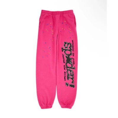 Sp5der pants Pink 8307 01