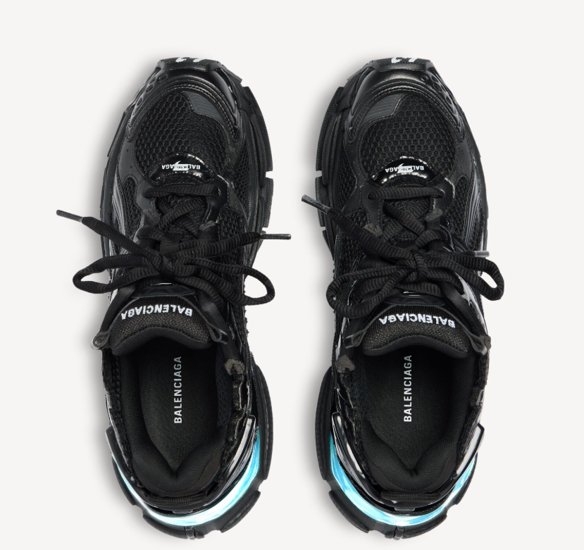 PKGoden Balenciaga Runner Black in LED