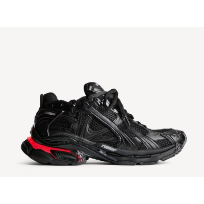 PKGoden Balenciaga Runner Black in LED 01