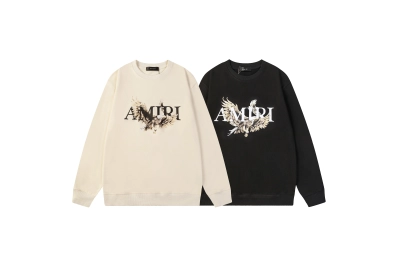 Amiri Hoodie Black/ Beige,  A12# p65 01