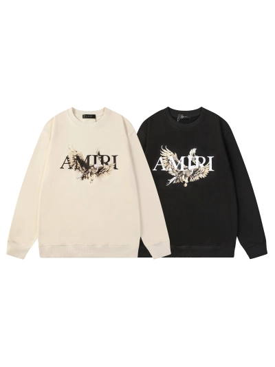Amiri Hoodie Black/ Beige,  A12# p65 01