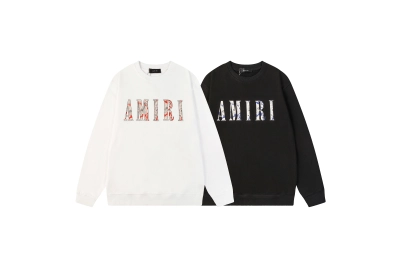 Amiri Hoodie Black/ White,  A11# p65 01