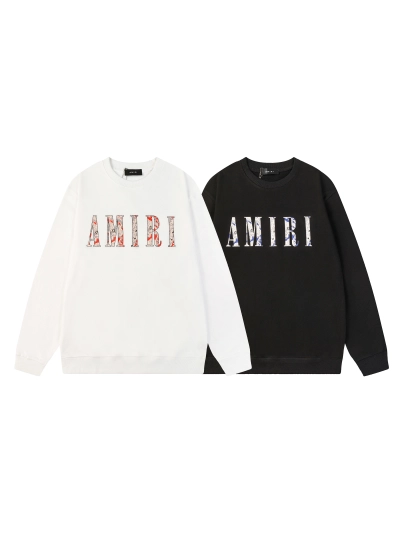 Amiri Hoodie Black/ White,  A11# p65 01