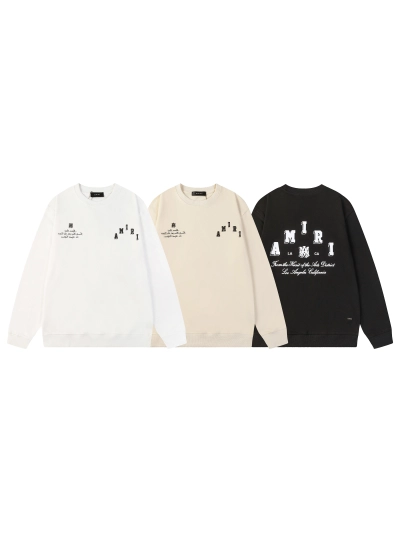 Amiri Hoodie Black/ White/Beige, A02# p65 01