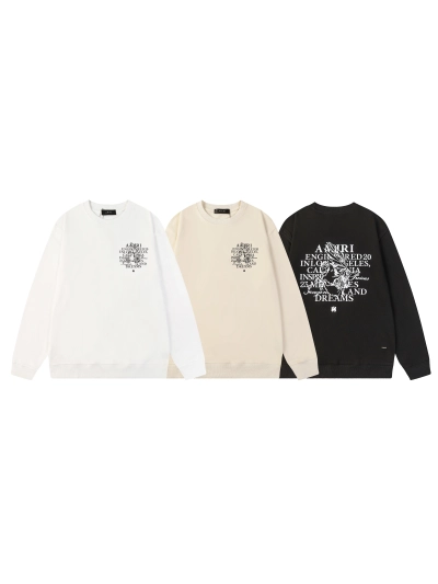 Amiri Hoodie Black/ White/Beige, A03# p65 02