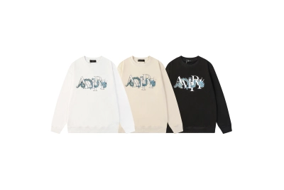 Amiri Hoodie Black/ White/Beige, A09# p65 01