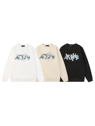 Amiri Hoodie Black/ White/Beige, A09# p65 01