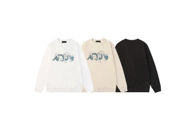 Amiri Hoodie Black/ White/Beige, A09# p65 02