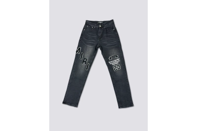 AMIRI New Washed Towel Embroidered Logo Jeans,A044 02