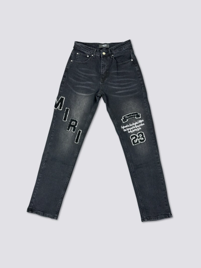 AMIRI New Washed Towel Embroidered Logo Jeans,A044 02
