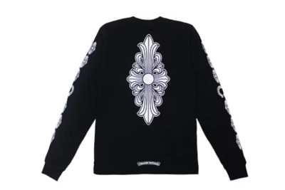 Chrome Hearts Floral Cross L/S T-shirt Black 02