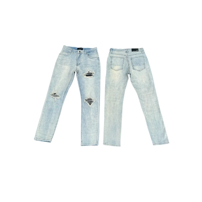 AMIRI New Washed Ripped Exposed Jeans A055 01