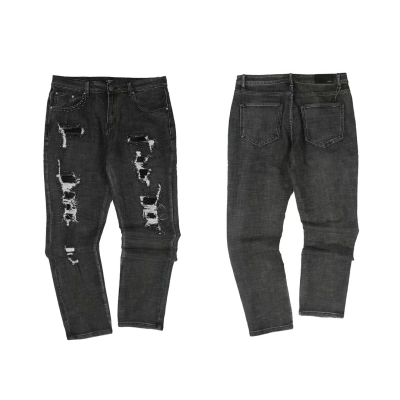AMIRI New Washed Ripped Studded Jeans A088 02