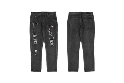AMIRI New Washed Ripped Studded Jeans A088 01