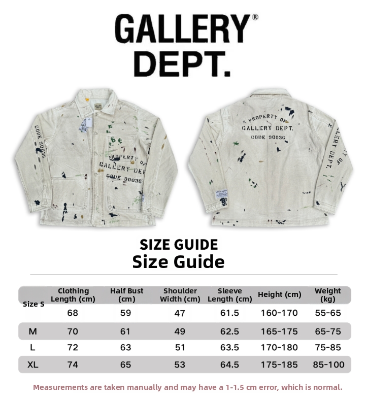 GALLERY DEPT. 22fw Vintage Andy Denim Jacket GA101