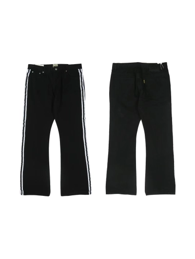 GALLERY DEPT. Three-stripe white jeans, casual style, trendy American look G78 01