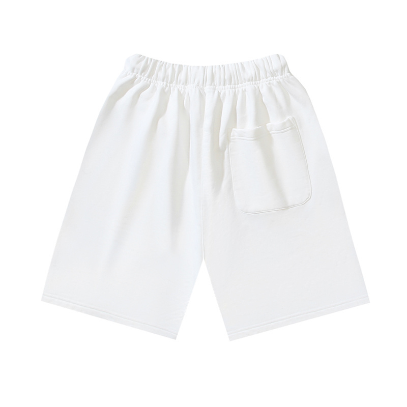 OFF-WHITE Brushed Cotton "Little Angel" Print Shorts — Black / White #1175