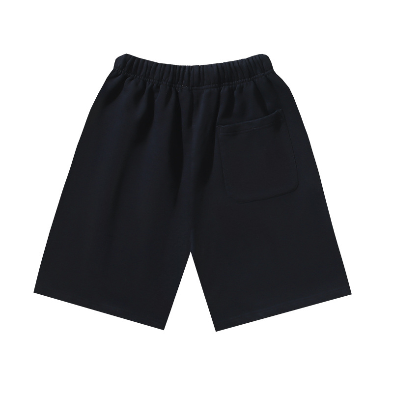 OFF-WHITE Brushed Cotton "Little Angel" Print Shorts — Black / White #1175