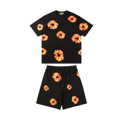 Denim Cotton Wreath Set-#351 01